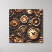 Vintage Steampunk Canvas Kunst (Voorkant)