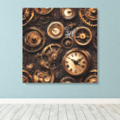 Vintage Steampunk Canvas Kunst (Insitu (Houten vloer))