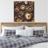 Vintage Steampunk Canvas Kunst (Insitu (Slaapkamer))