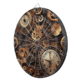 Vintage Steampunk Dartboard Dartbord (Voorkant Rechts)