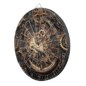 Vintage Steampunk Dartbord (Voorkant Rechts)