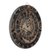 Vintage Steampunk Dartbord (Voorkant Links)