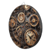 Vintage Steampunk Dartbord (Voorkant Rechts)