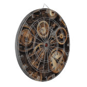 Vintage Steampunk Dartbord (Voorkant Links)