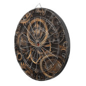 Vintage Steampunk Dartbord (Voorkant Rechts)