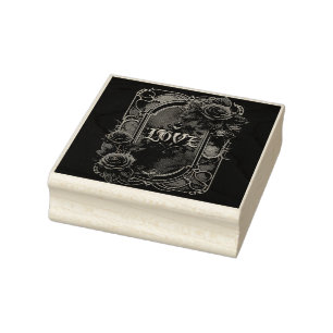 Vintage steampunk elegantie klokwerk Rozen van de Rubberstempel