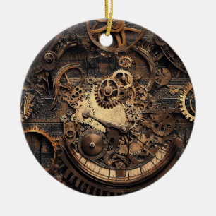 Vintage Steampunk Kerst Ornament