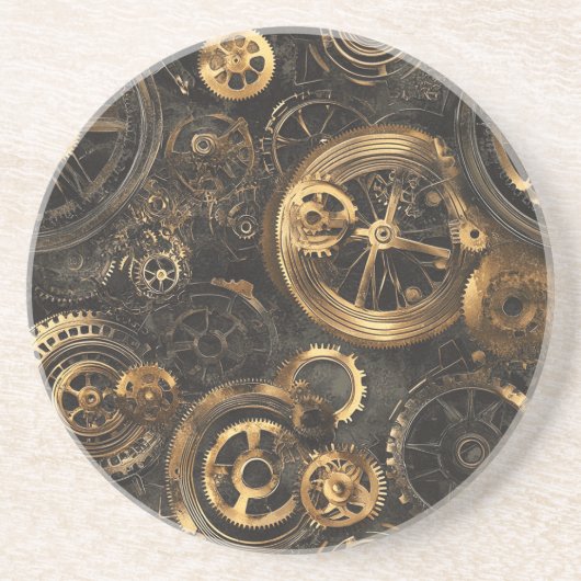 Vintage Steampunk Onderzetter (Voorkant)