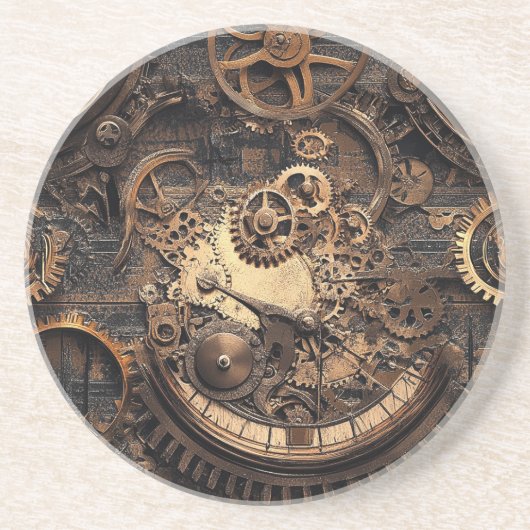 Vintage Steampunk Onderzetter (Voorkant)