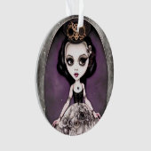 Vintage Steampunk Princess Doll Ornament (voorkant)