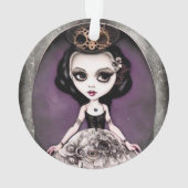 Vintage Steampunk Princess Doll Ornament (achterkant)
