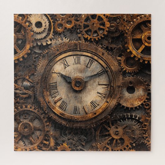 Vintage Steampunk Puzzel (Verticaal)