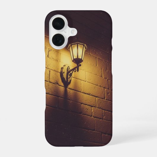Vintage Steeg Wandlamp iPhone 16 Hoesje (Achterkant)