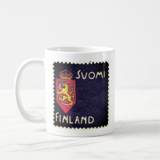 Vintage stempel - Finland Koffiemok (Links)