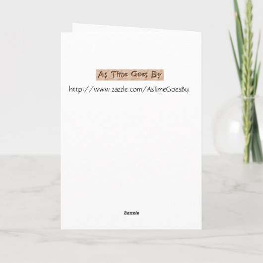 Vintage - Ster van Bethlehem, Feestdagen Kaart (Achterkant)