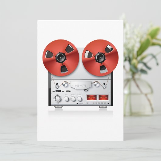 Vintage Stereo Uitnodigingen