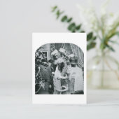 Vintage Stereoview - Christmas Delivery Feestdagenkaart (Staand voorkant)