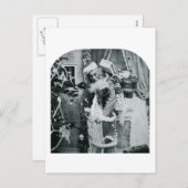 Vintage Stereoview - Christmas Delivery Feestdagenkaart (Voorkant / Achterkant)