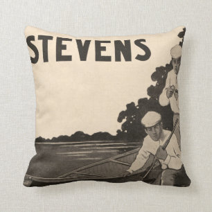 Vintage Stevens Firearms Wapen Huis Decoratie Kuss Kussen