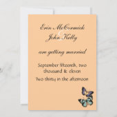 Vintage Stijl 18e Eeuw Koppel Save the Date Kaart (Achterkant)