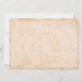 Vintage stijl 50ste verjaardag feest kaart (Achterkant)