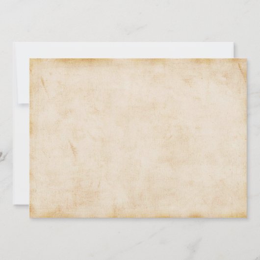 Vintage stijl 50ste verjaardag feest kaart (Achterkant)