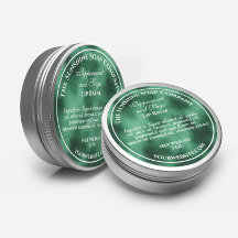 Vintage stijl geweven groene folie zeep cosmetisch