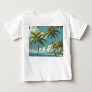 Vintage stijl Hawaiaanse reis Aloha uit Hawaï