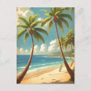 Vintage stijl Hawaiaanse reis Aloha uit Hawaï Briefkaart