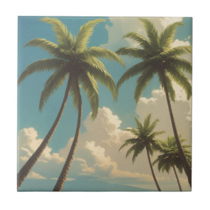 Vintage stijl Hawaiaanse reis Aloha uit Hawaï Tegeltje