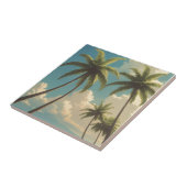 Vintage stijl Hawaiaanse reis Aloha uit Hawaï Tegeltje (Zijkant)