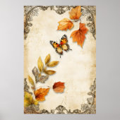 vintage stijl met herfstthema poster (Voorkant)