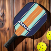 Vintage stijl retro bord strepen met naam