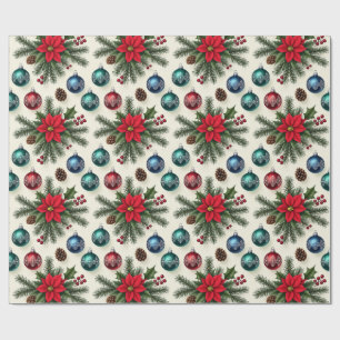 Vintage Stijl Retro Kerstcadeau Verpakking Cadeaupapier