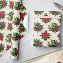 Vintage Stijl Retro Kerstcadeau Verpakking