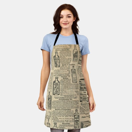 Vintage Stijl Schort (Gedragen)