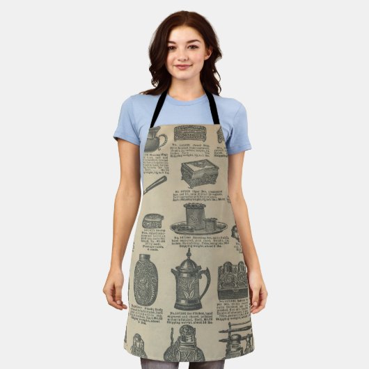 Vintage Stijl Schort (Gedragen)