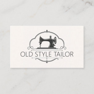 Vintage Stijl Taylor Verandering Naai Bedrijf Visitekaartje