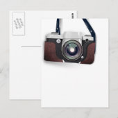 Vintage stijl vintage camera briefkaart (Voorkant / Achterkant)
