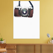Vintage stijl vintage camera canvas afdruk (Insitu (Woonkamer))