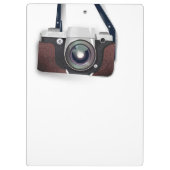 Vintage stijl Vintage camera Klembord (Achterkant)