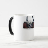 Vintage stijl vintage camera magische mok (Voorkant links)