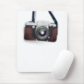 Vintage stijl vintage camera muismat (Met muis)