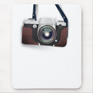 Vintage stijl vintage camera muismat