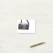 Vintage stijl Vintage camera Post-it® Notes (Op bureau)