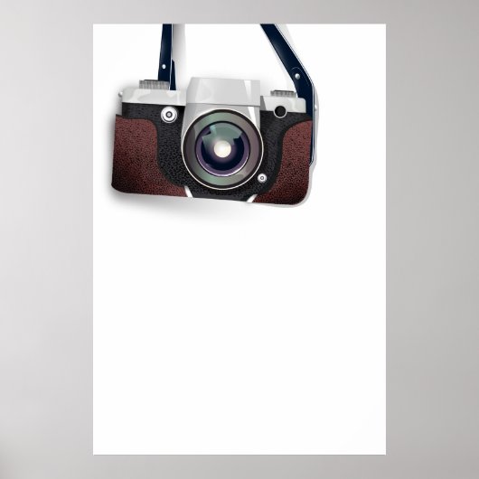 Vintage stijl vintage camera poster (Voorkant)