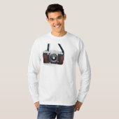 Vintage stijl Vintage camera T-shirt (Voorkant volledig)