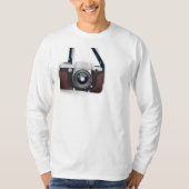 Vintage stijl Vintage camera T-shirt (Voorkant)