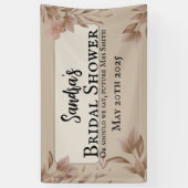 vintage stijl, zachte kleuren boho chic spandoek (Verticaal)