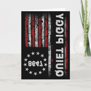 Vintage Stille Big American Politieke Grappige Tru Kaart
